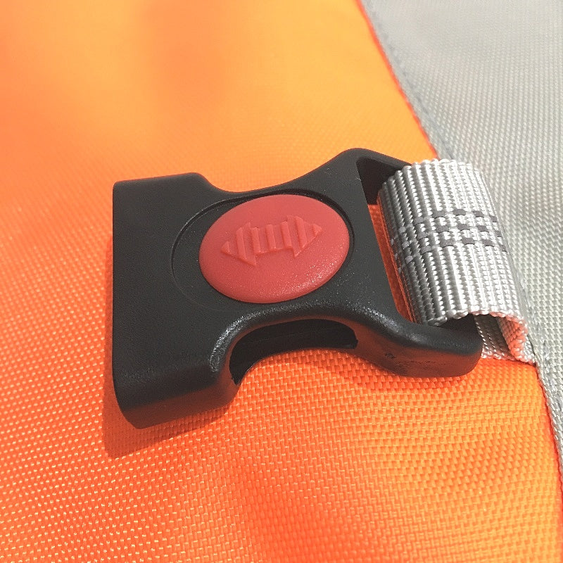 SlowTon Dog Life Jacket Floatation Vest Reflective Rescue Handle Size Large NEW