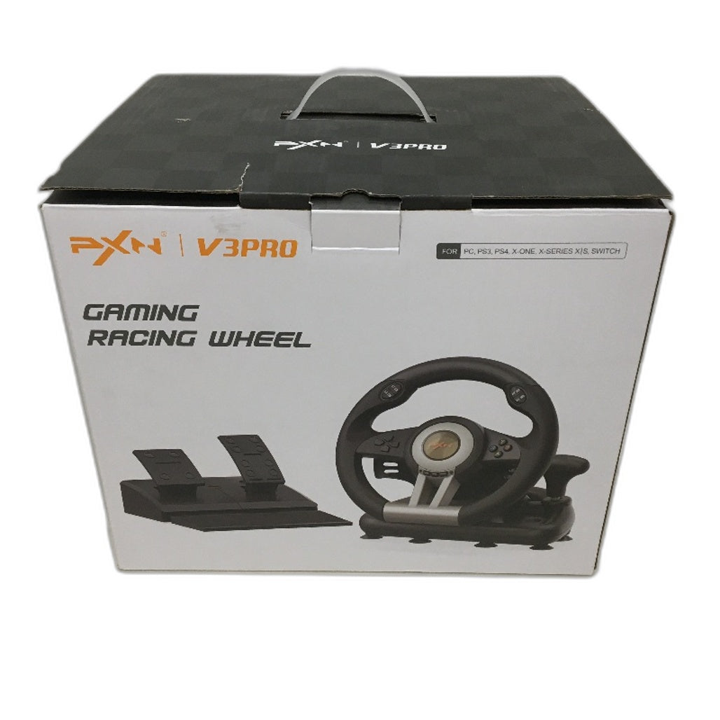 PXN V3 Pro Gaming Racing Wheel Integrated Gear Shifter 180 Rotation Angle