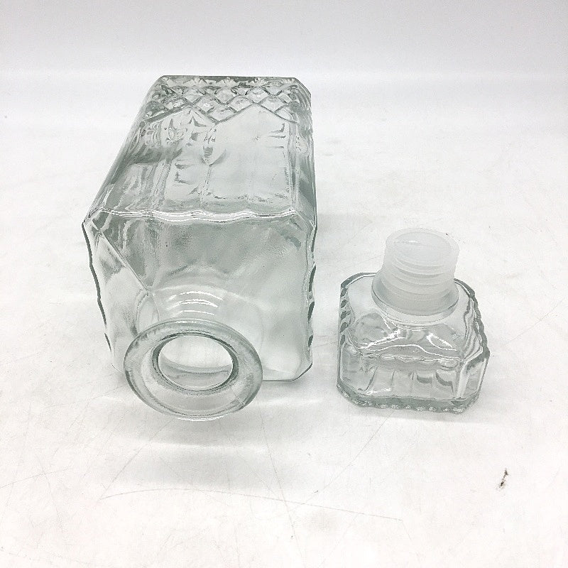Hongli Glassware Set Of 6 Whiskey Glasses With Bottle & 6 Whiskey Stones NEW