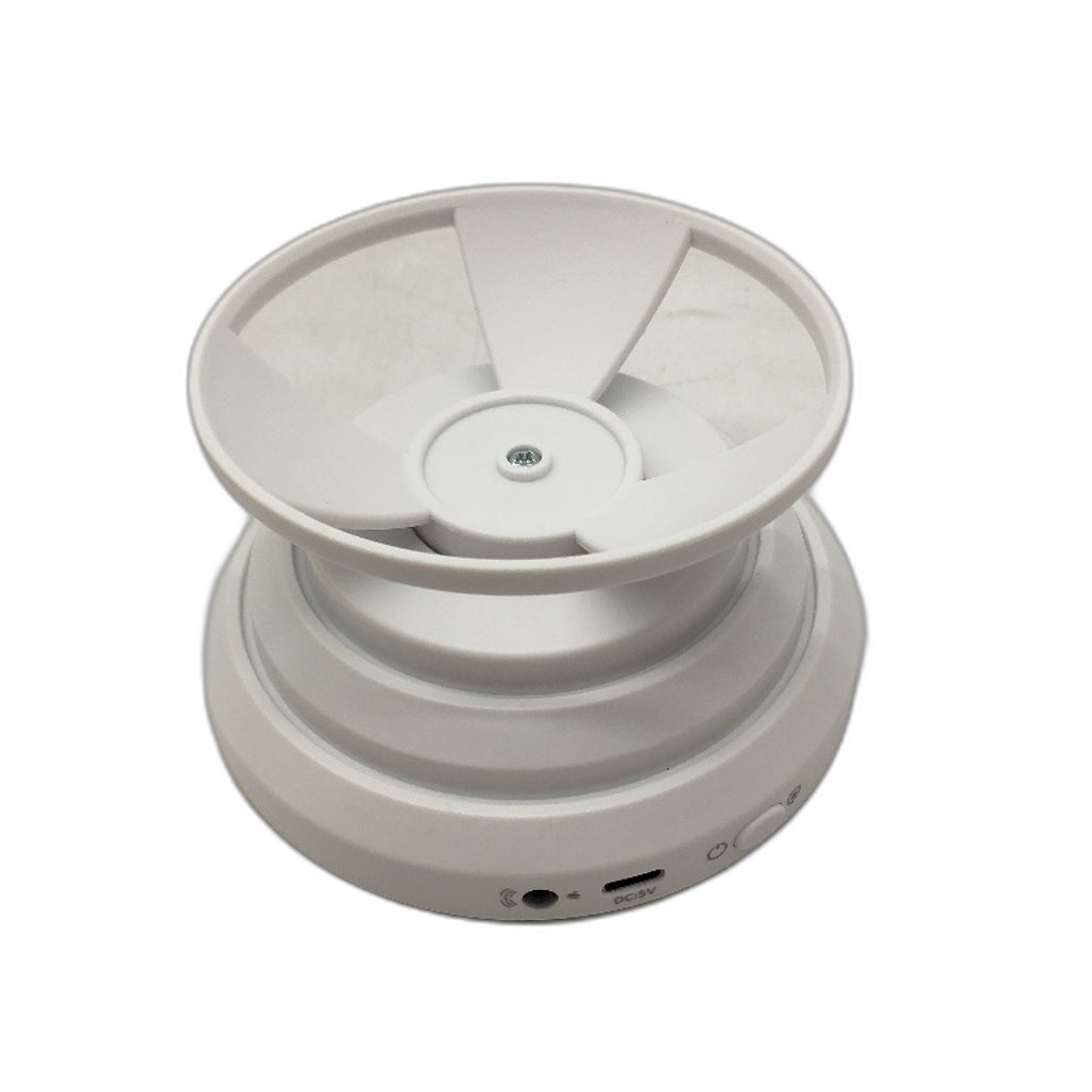 Smart Slow Rotating RGB Moon Lamp with Ambient Calm Sounds in White NEW