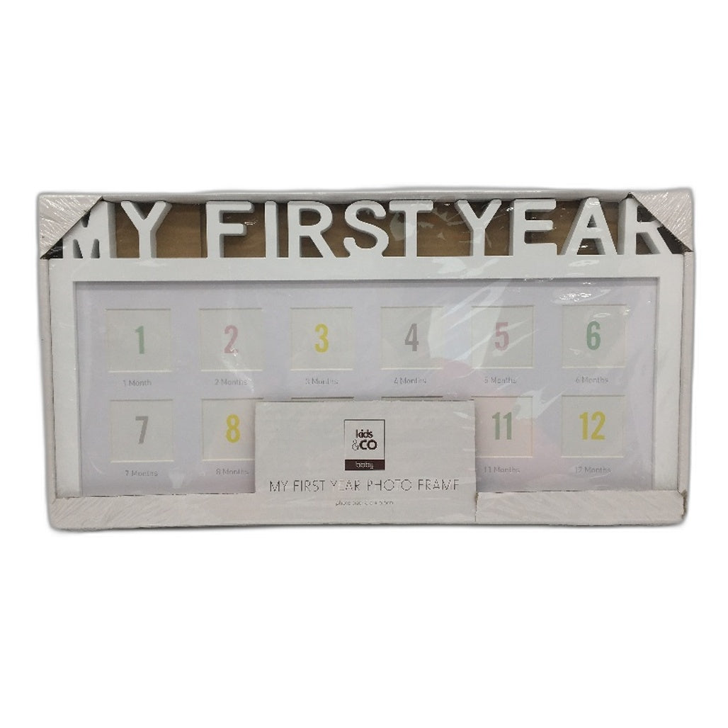 3pk My First Year Photo Frame with Animal and Floral Jersey Plush Blankets NEW