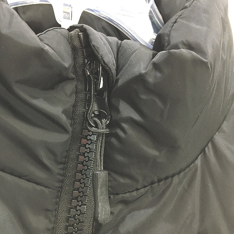 Spencer Project Black Boxy Vintage Fit Burnside 90s Puffer Vest Mens Size M NEW