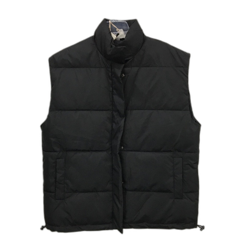 Subtitled Black Longline Casey Classic Fit Puffer Vest Mens Size XS NEW