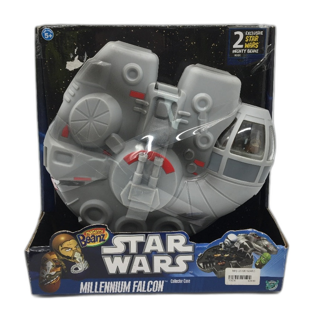 VINTAGE Collectable 2011 Moose Star Wars Millennium Falcon & 2 Mighty Beanz NEW