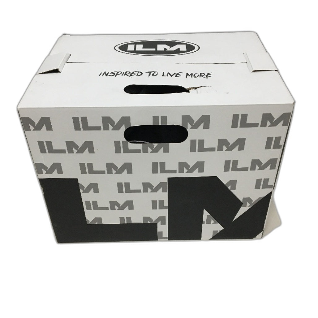 ILM Legend Green Dual Visor & Fins Motorcycle Helmet Adult Size XXL 63-64cm NEW