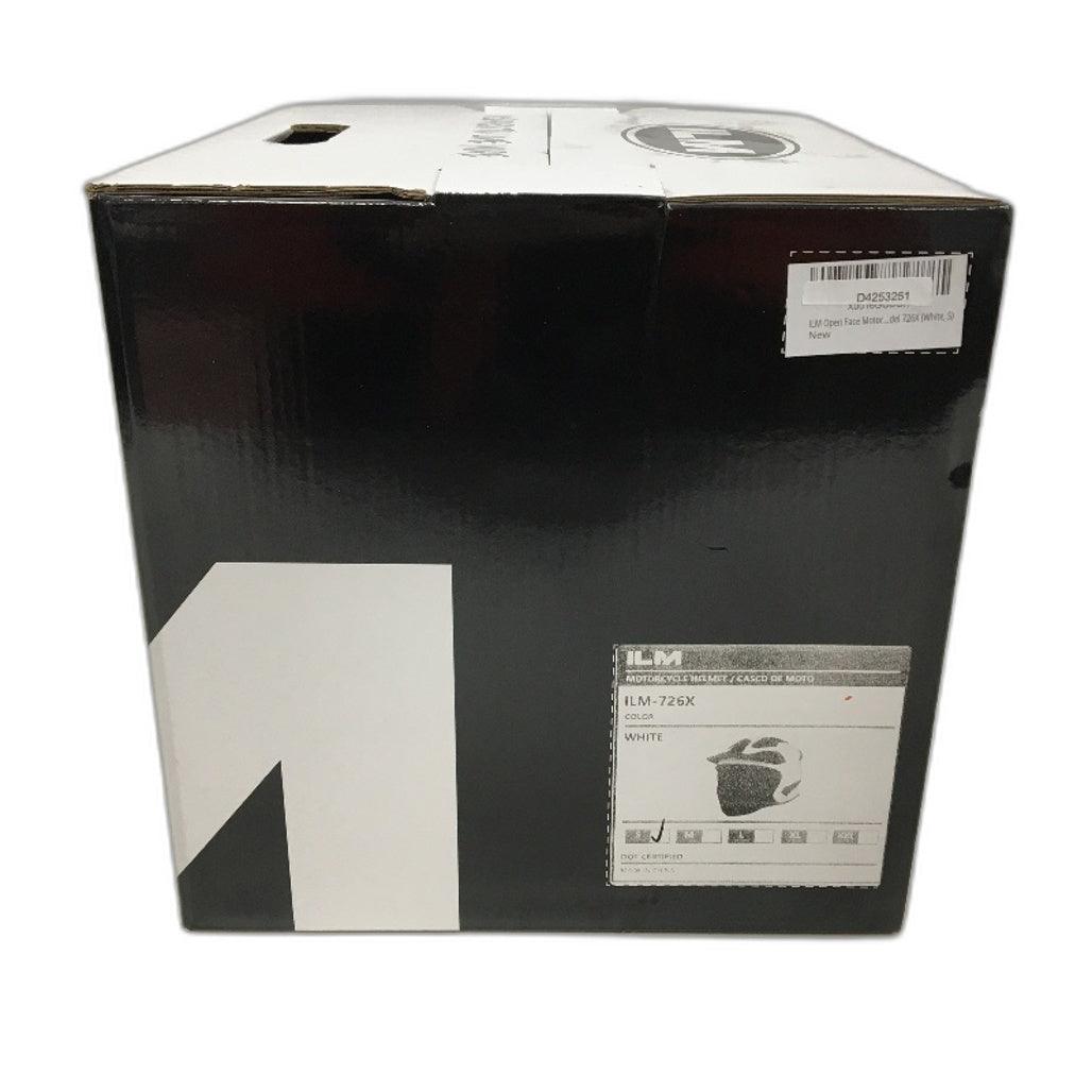 ILM Motocycle 3/4 Half Helmet Motorbike Model 726X Adult Size S 55-56cm NEW