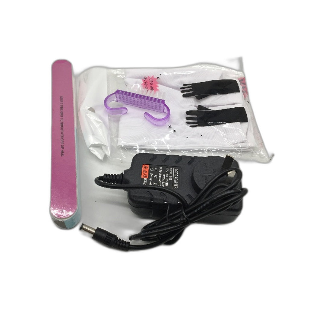 Blueque 168W UV LED Digital Display White Nail LampWith Phone Holder NEW