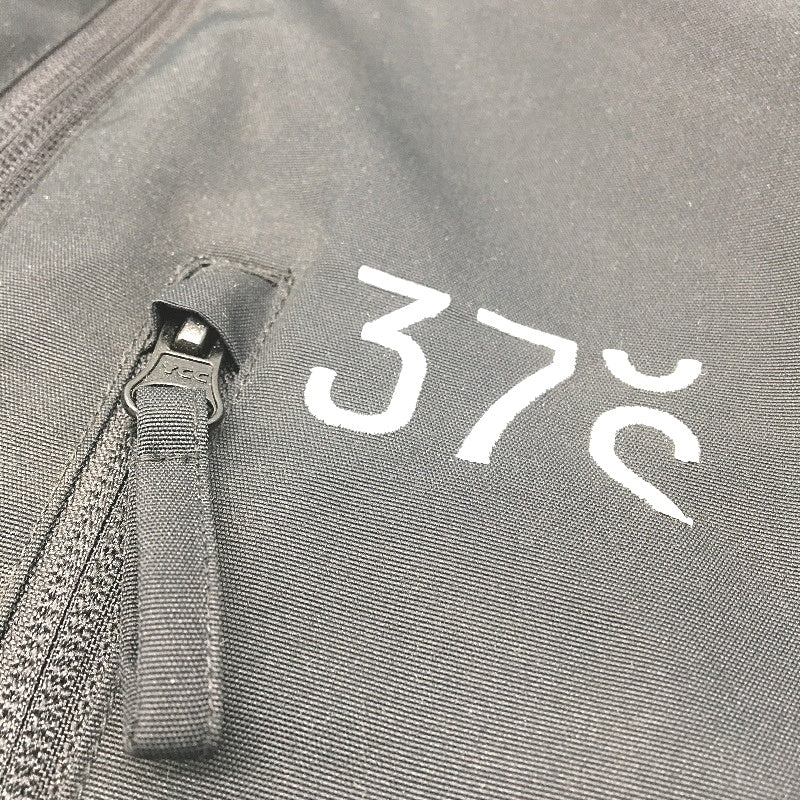 37 Degrees Mountaineer Shell Breathable Black Hooded Jacket Mens Size XL NEW