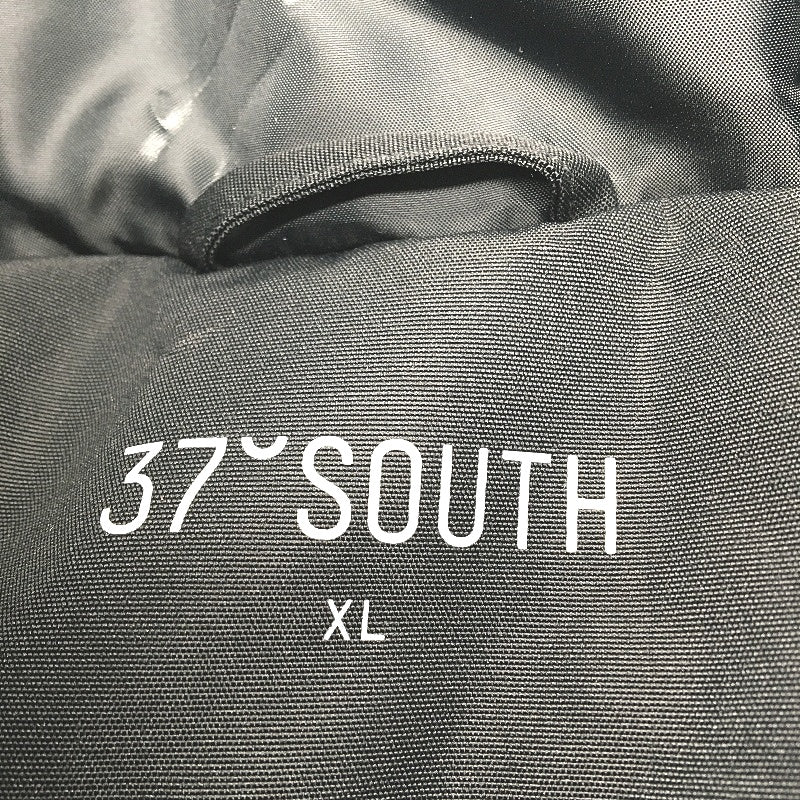 37 Degrees Mountaineer Shell Breathable Black Hooded Jacket Mens Size XL NEW