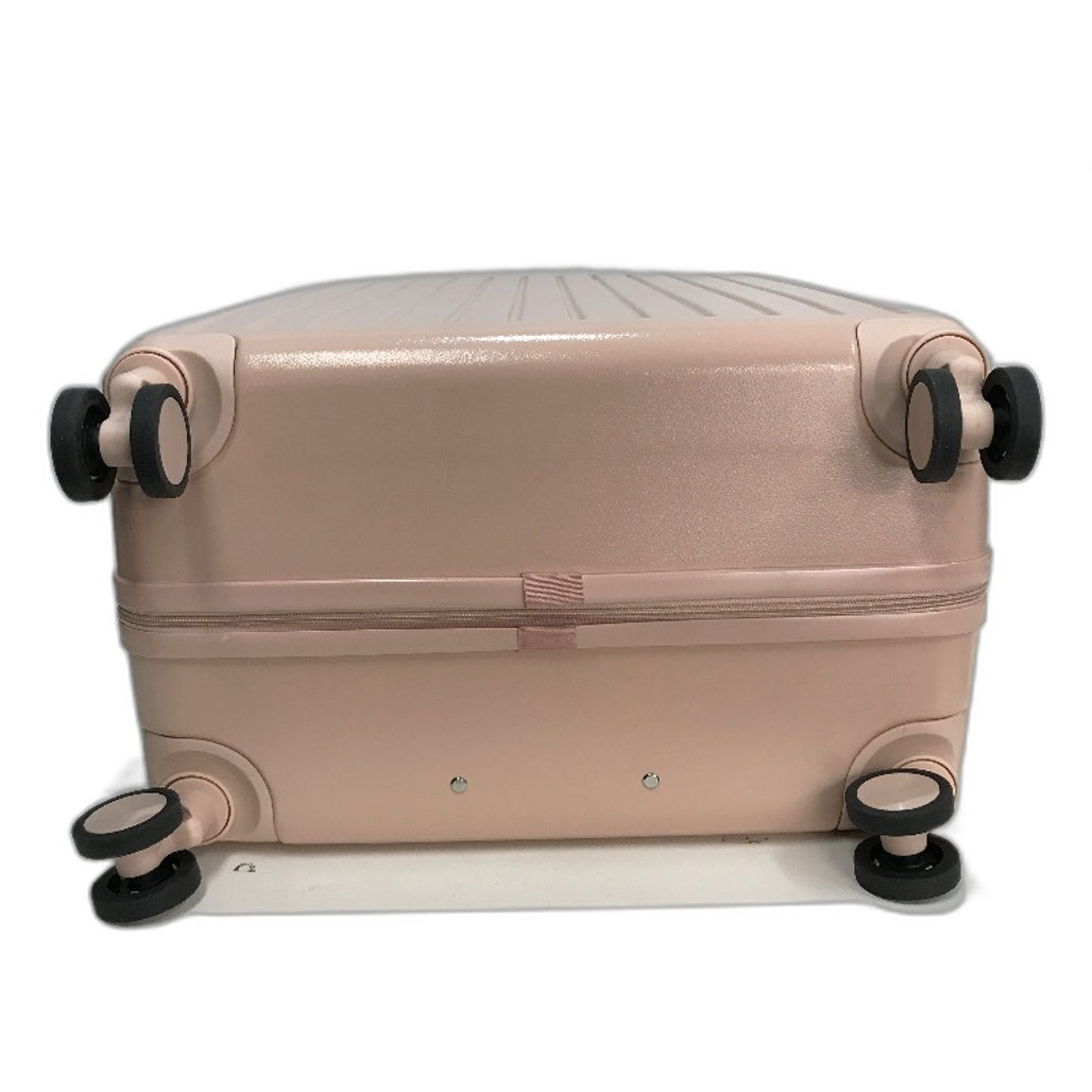 LIODUX 28 Inch Pink Hardshell Carry On Travel Luggage Suitcase With Lock