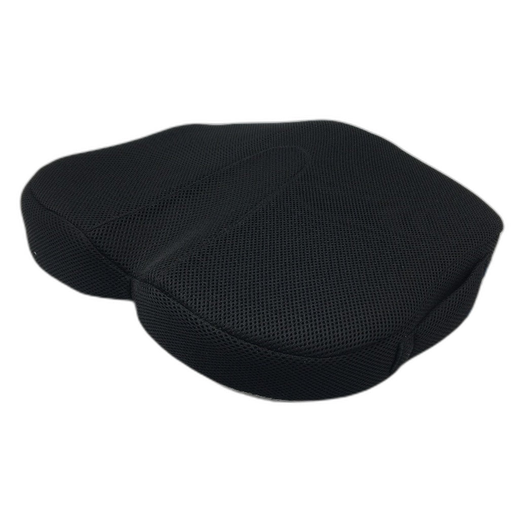 TravelEase Black Mesh Memory Foam Seat Chair Support Cushion Comfort Pillow