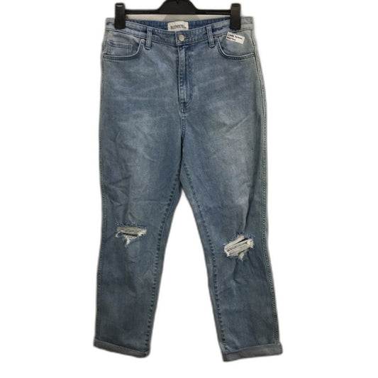 Riders by Lee Light Blue Hi-Mom High Rise Cuffed Ankle Denim Jeans Ladies Sz 14