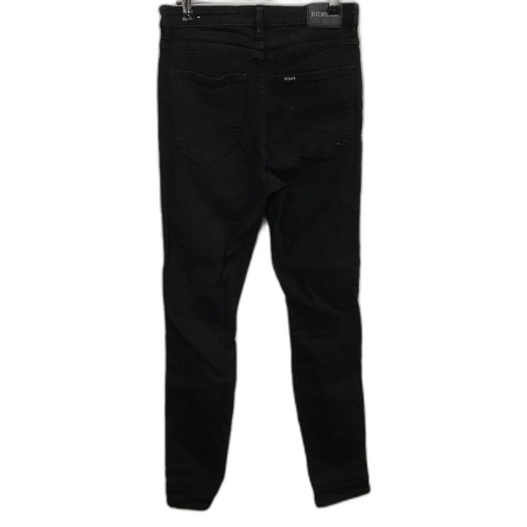 Riders by Lee Black Hi-Rider High Rise Ripped Denim Jeans Ladies Size 11