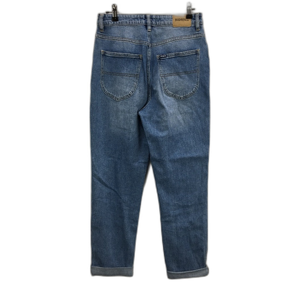 Riders by Lee Blue Hi-Mom High Rise Cuffed Ankle Denim Jeans Ladies Size 10