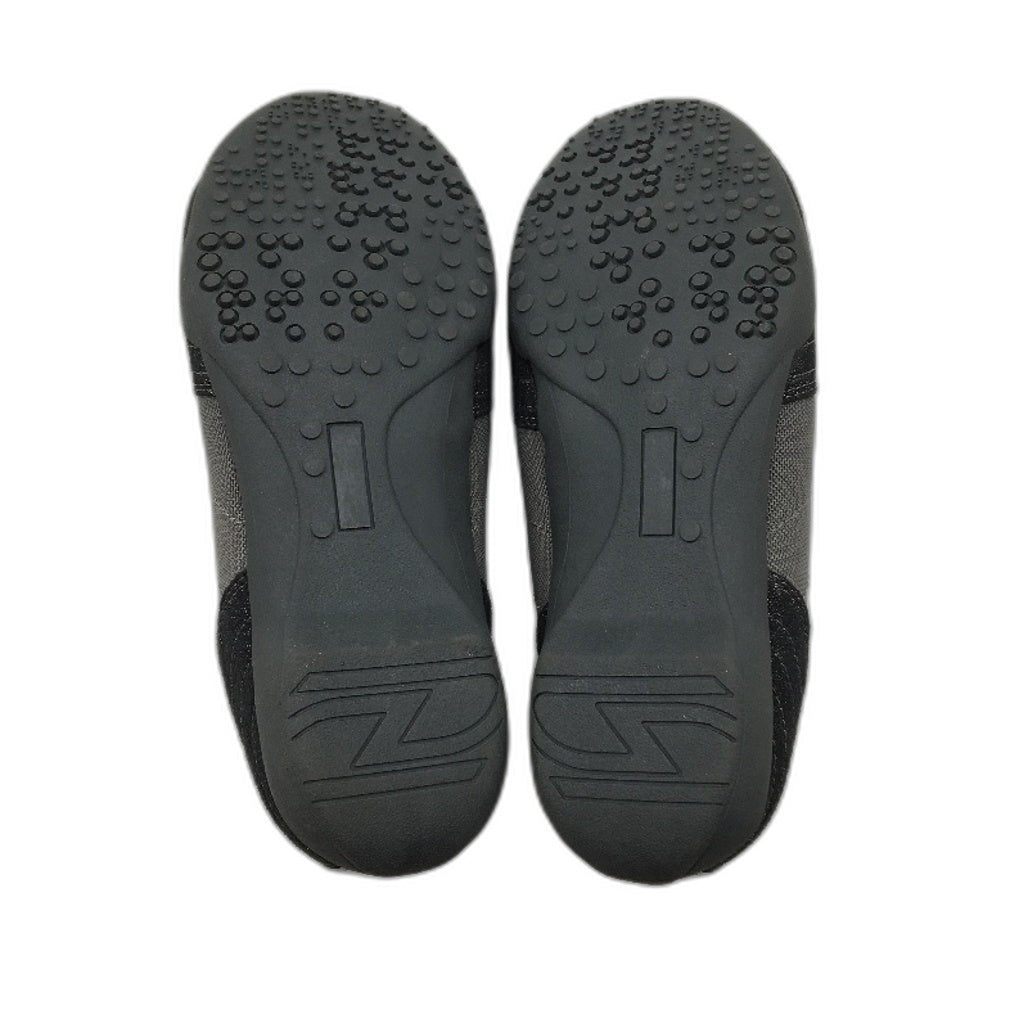 EOS 2 Tone Grey Material Light Sparkle Slip On Sneaker Shoes Ladies Size 36 NEW