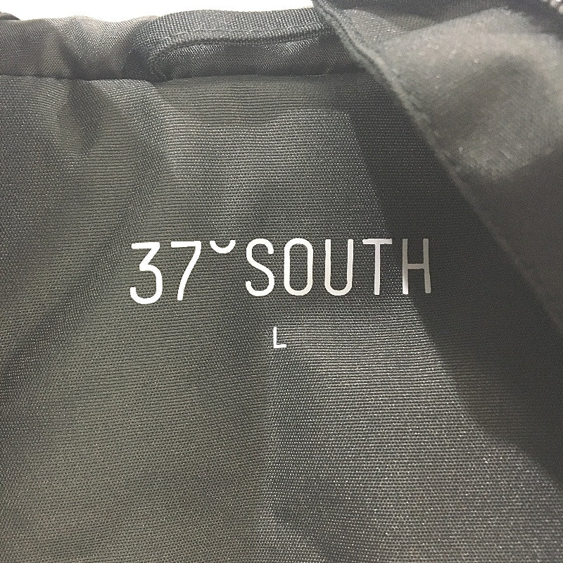 37 Degrees South Carve Snow Black Winter Hooded Jacket Mens Size L NEW