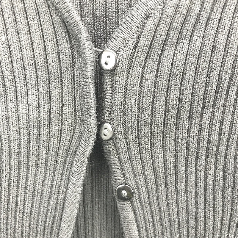 Subtitled Black Mid Button Long Sleeve Knit Top Ladies Size XS NEW