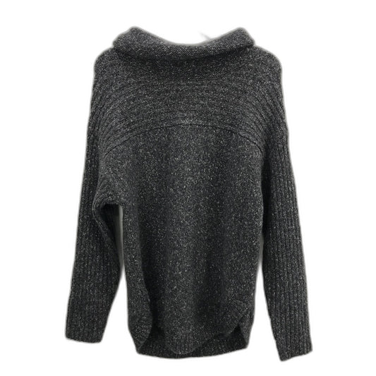 Regatta Charcoal High Neck Ribbed Sleeve Knit Top Ladies Size 10 NEW