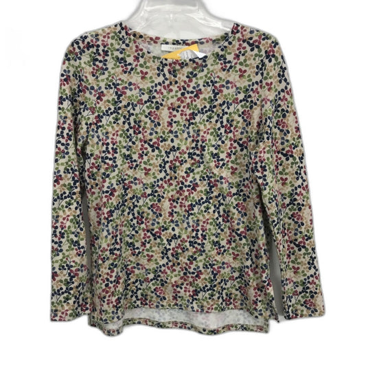 Regatta Beige Multicoloured Leaf Soft Touch L/Sleeve Tunic Top Ladies Siz 10 NEW