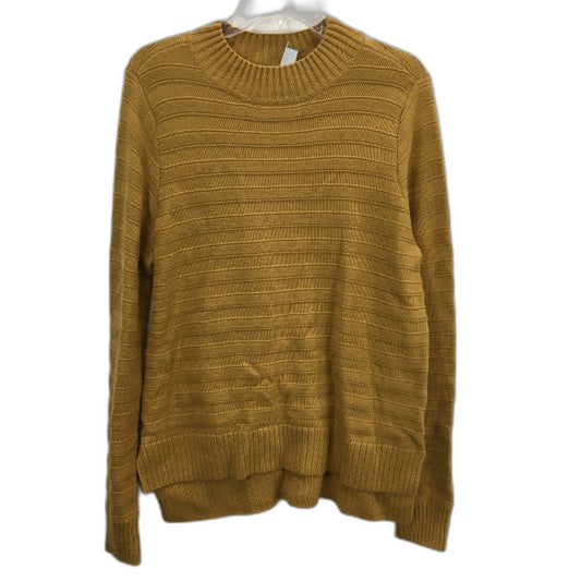 Regatta Mustard Small Gauge Ribbed Knit Tableline Jumper Ladies Sz 10 NEW