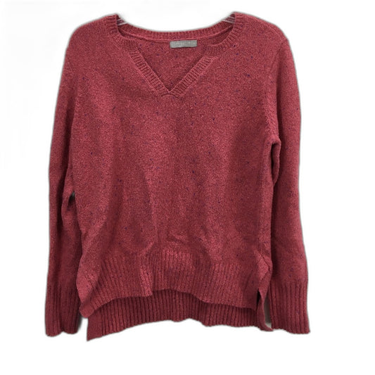 Regatta Pink Fleck V Neck Knitted Cotton Blend Jumper Ladies Size 10 NEW