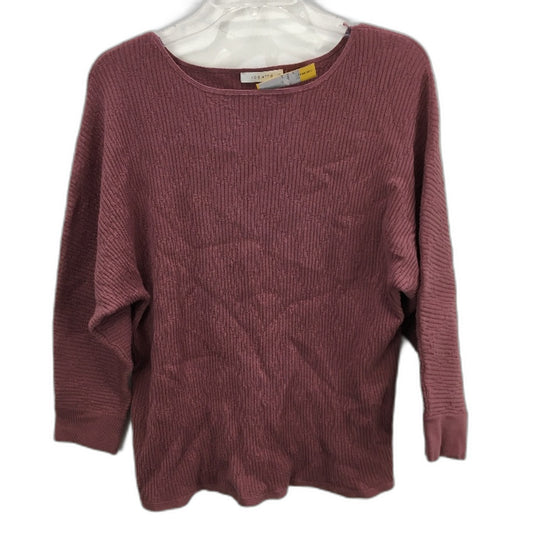 Regatta Rose Pink Textured Soft Touch Mid Length Sleeve Top Ladies Size 10 NEW