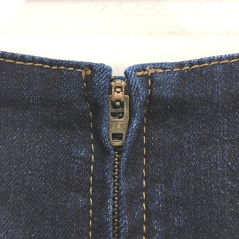 Basque Myer Sample Dark Blue Long Denim ALine Skirt Ladies Size 10 NEW