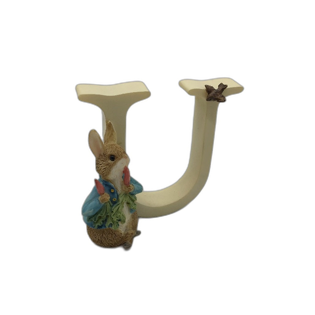2011 World Of Beatrix Potter Peter Rabbit Radishes Alphabet Letter U Figurine