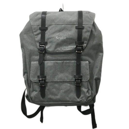 Scuior Vintage Style Casual Grey Drawstring Waterproof Rucksack Backpack NEW