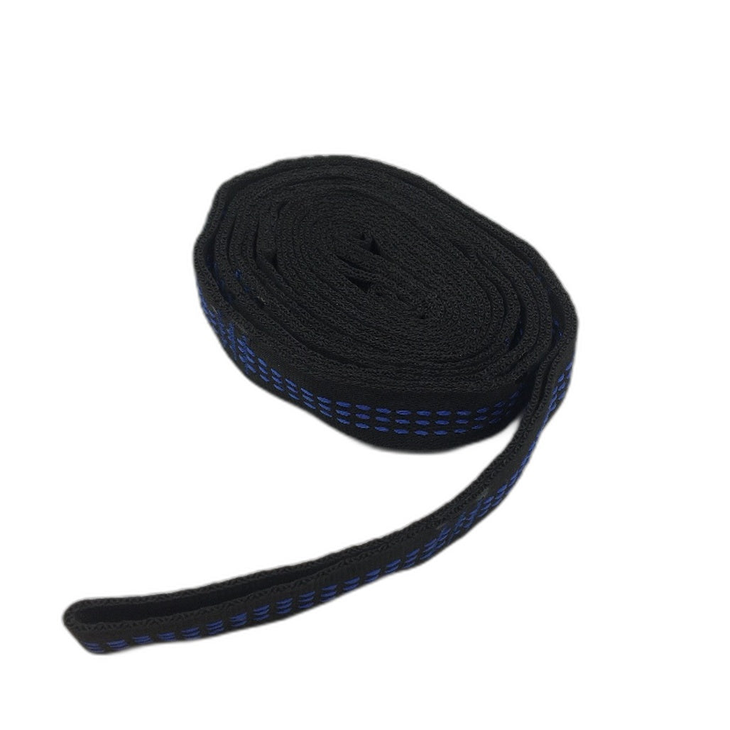 Portable Anti Roll Two Toned Blue Camping Hammock incl Bug Net and Ropes NEW