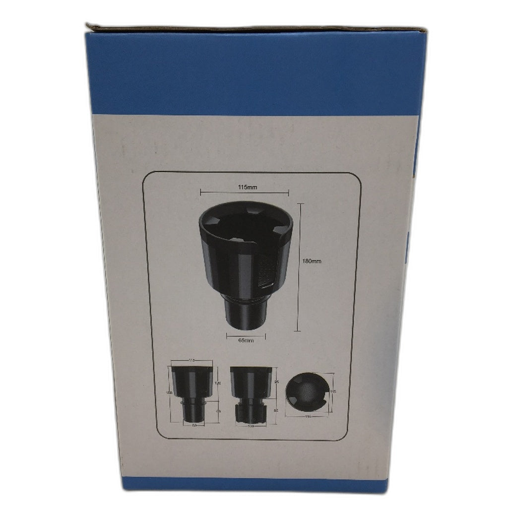 SB-3055 Car Mounted Cup Holder Expander with Adjustable Base in Black NEW