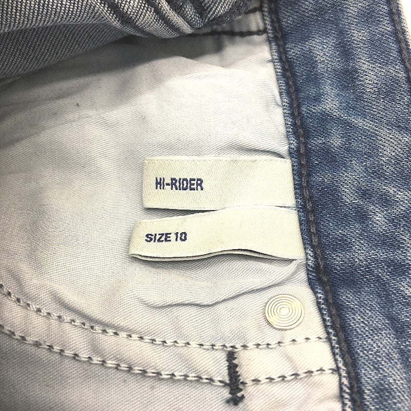 Riders by Lee Blue Skinny Hi-Rider Ripped Denim Jeans Ladies Size AU 10