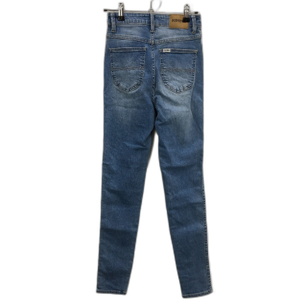 Riders by Lee Blue Skinny Hi-Rider Denim Jeans Ladies Size AU 8