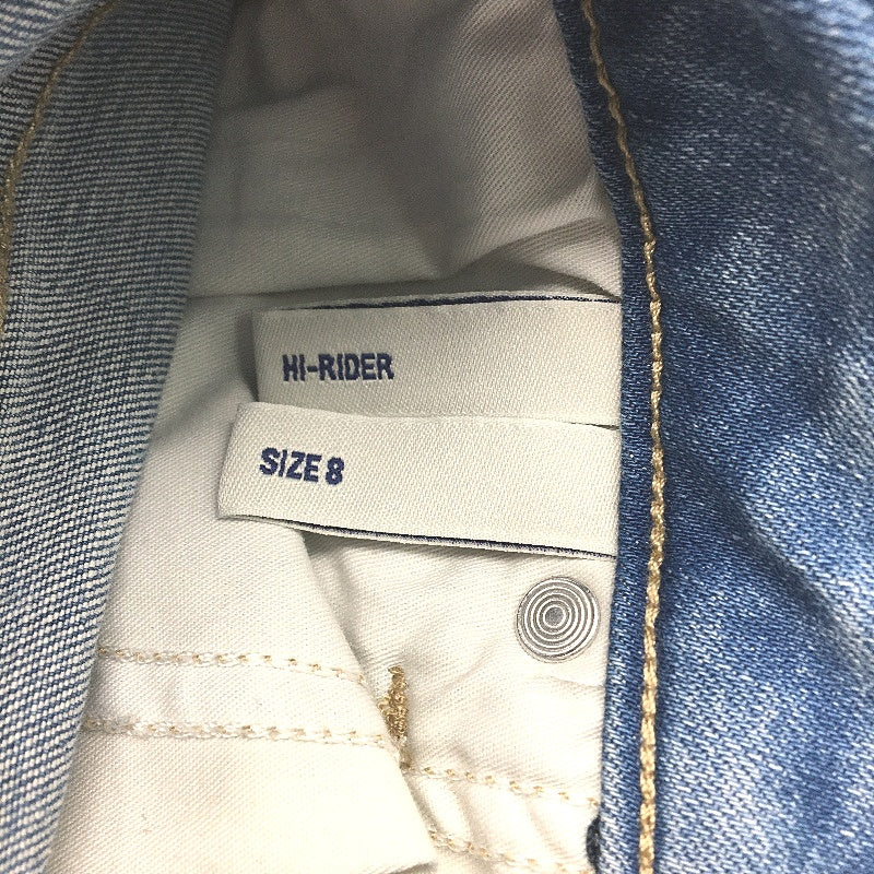 Riders by Lee Blue Skinny Hi-Rider Denim Jeans Ladies Size AU 8