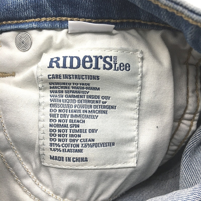 Riders by Lee Blue Skinny Hi-Rider Denim Jeans Ladies Size AU 8