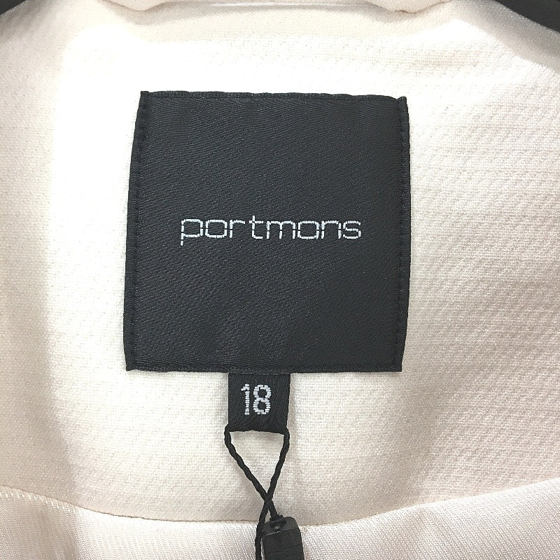 Portmans Cream White Button Up Belted Wynter Wrap Coat Ladies Size AU 18