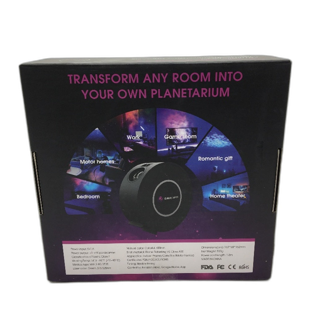 Galaxy Lamps LED Star Light Nebula Projector App Control With Green Laser Stars