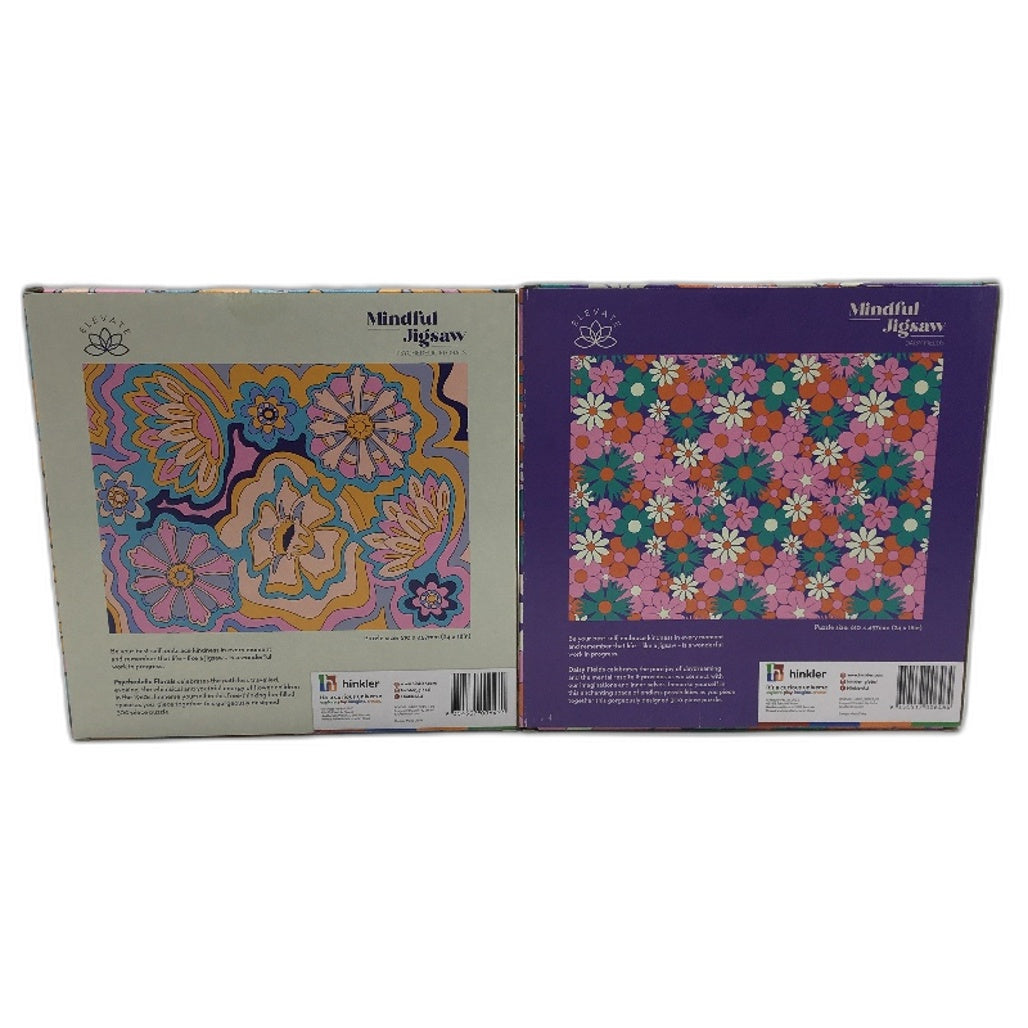 Elevate Mindful Jigsaw Puzzles 300Pcs 4 Pack Adult Calming Peaceful Meditation