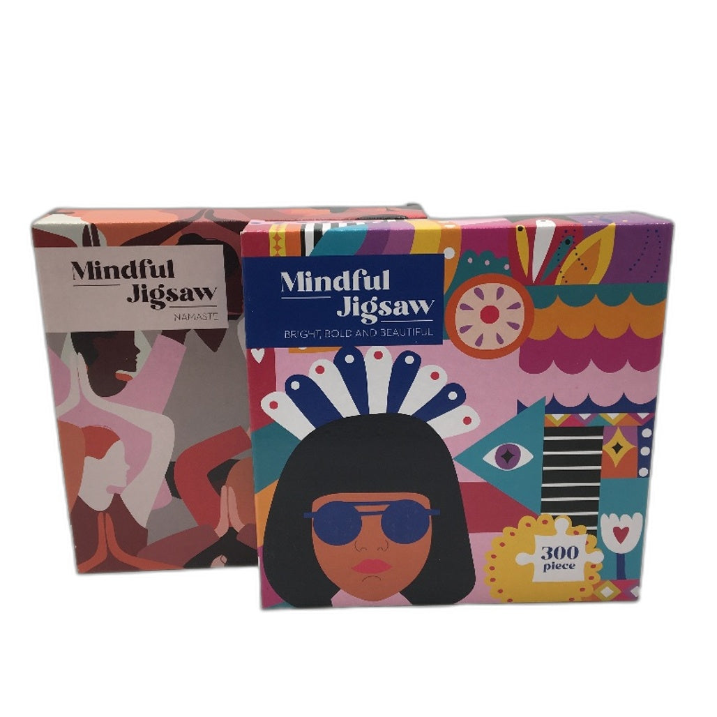 Elevate Mindful Jigsaw Puzzles 300Pcs 4 Pack Adult Calming Peaceful Meditation