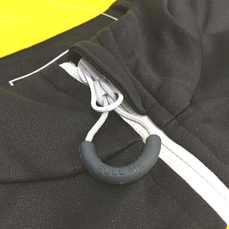 PUMA Spirit II Poly Quarter Zip Jumper Top Black & Cyber Yellow Mens Size S NEW