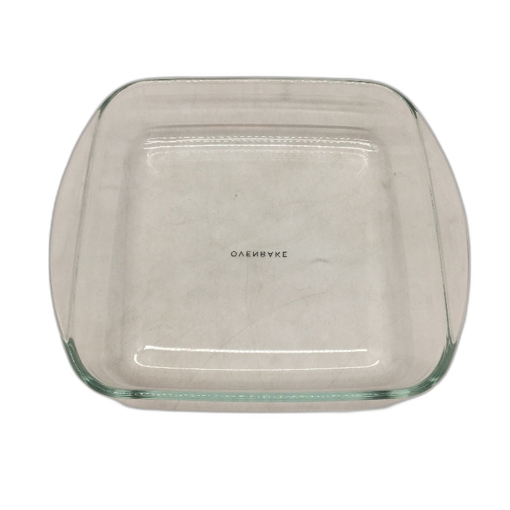 OvenBake 1.6L Oven and Microwave Safe Pure Square Baker Clear Glass Pan NEW