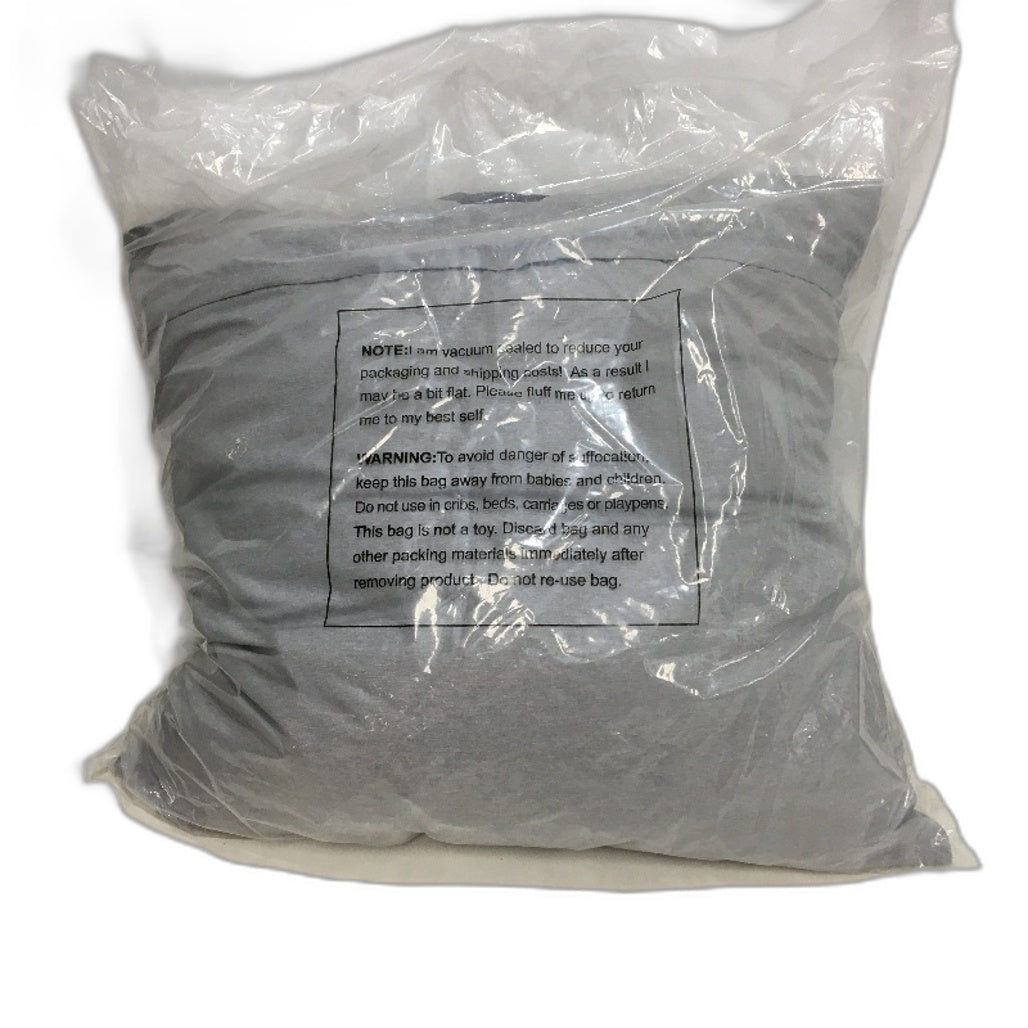 Dreamaker Euro 65cm Hypoallergenic Microfibre Grey Down Alternative Pillow NEW