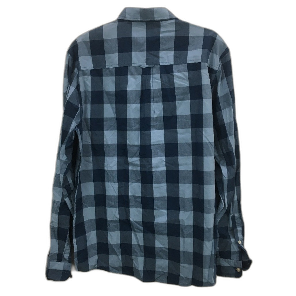Jeanswest Rutherford Check Plaid Blue Long Sleeve Shirt Mens Size Large