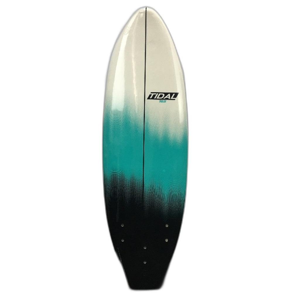 Surfboard 1.65m White, Aqua & Black Kids Foam Surfing Board NEW