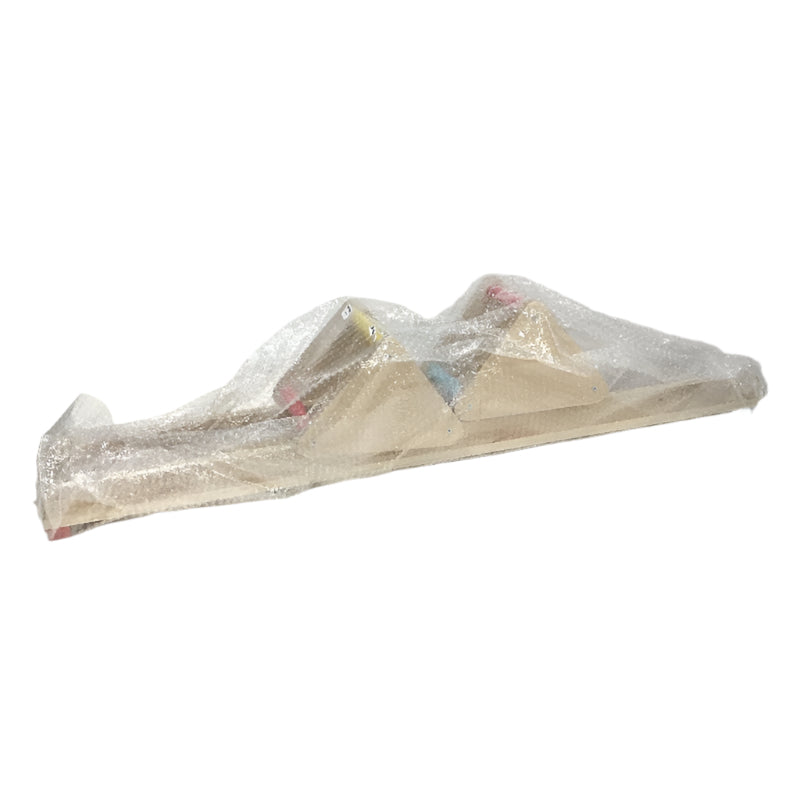 Wooden Kids Seesaw & Balance Beam Multifunctional Play Set 3 Pcs Wood Toy