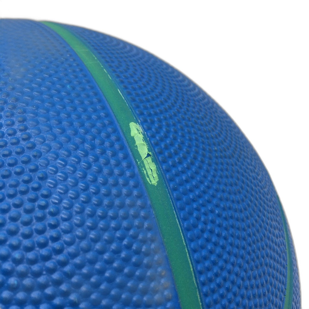 Shaq Official Size 7 Indoor & Outdoor Basketball Blue & Green 29.5" Grippy Ball