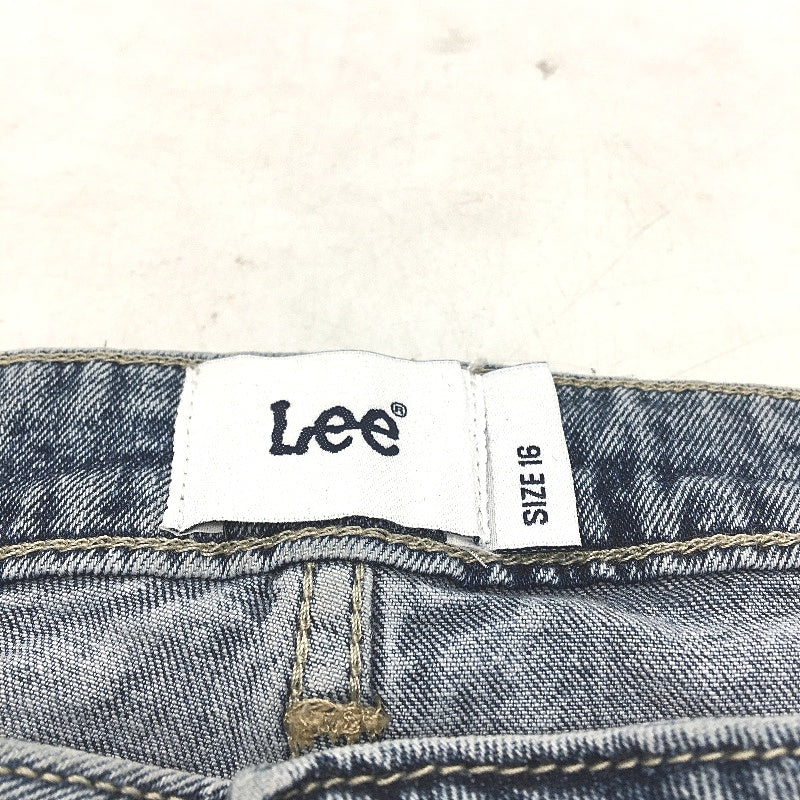 Lee LWM Mid Rise Straight Leg Fade Blue Denim Jeans Ladies Size 16 NEW