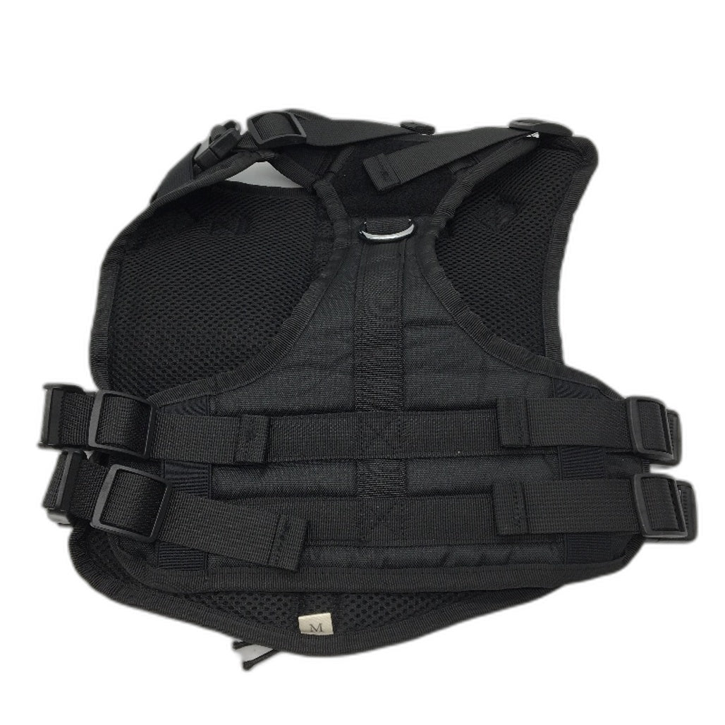 Suprepet Service Dog Removable Label Black Vest With Lead Size M NEW