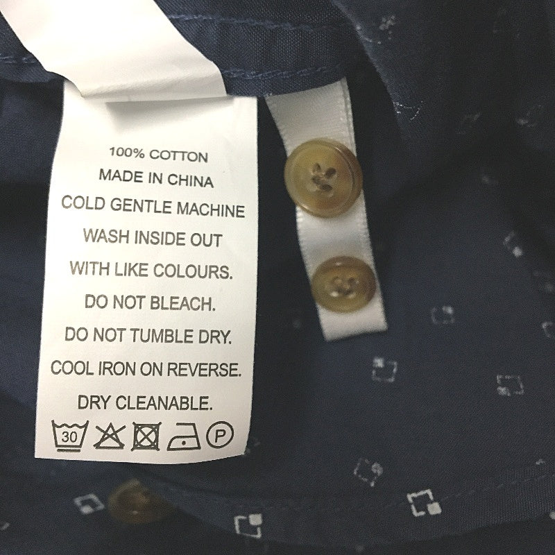 Jeanswest 2 Pack Blue With Pattern Cotton LSleeve Casual Shirts Mens Size L NEW