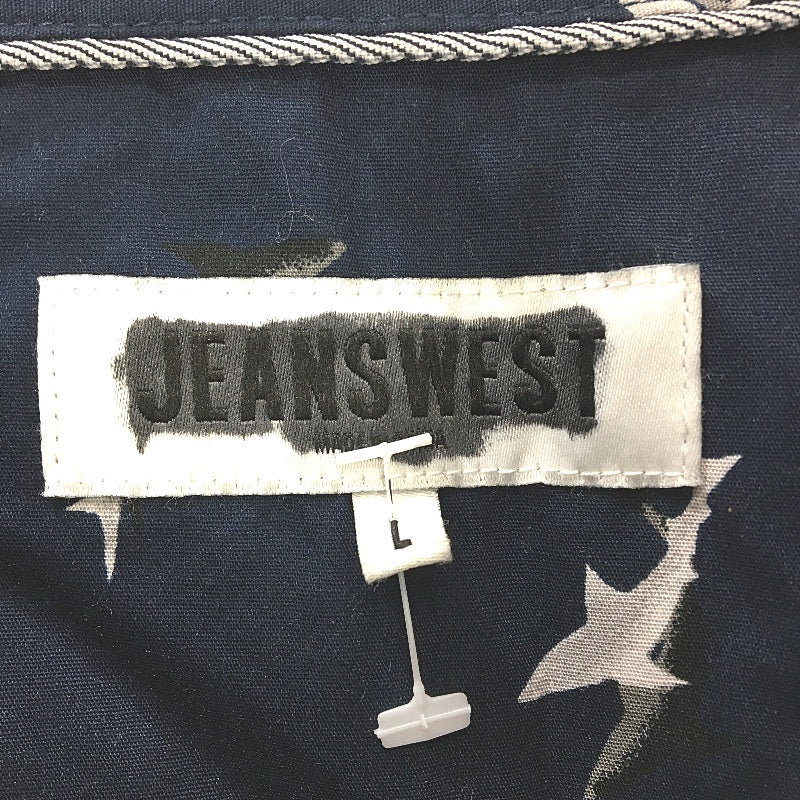 Jeanswest 2Pack Black & Navy Print Cotton SSleeve Casual Shirts Mens Size L NEW